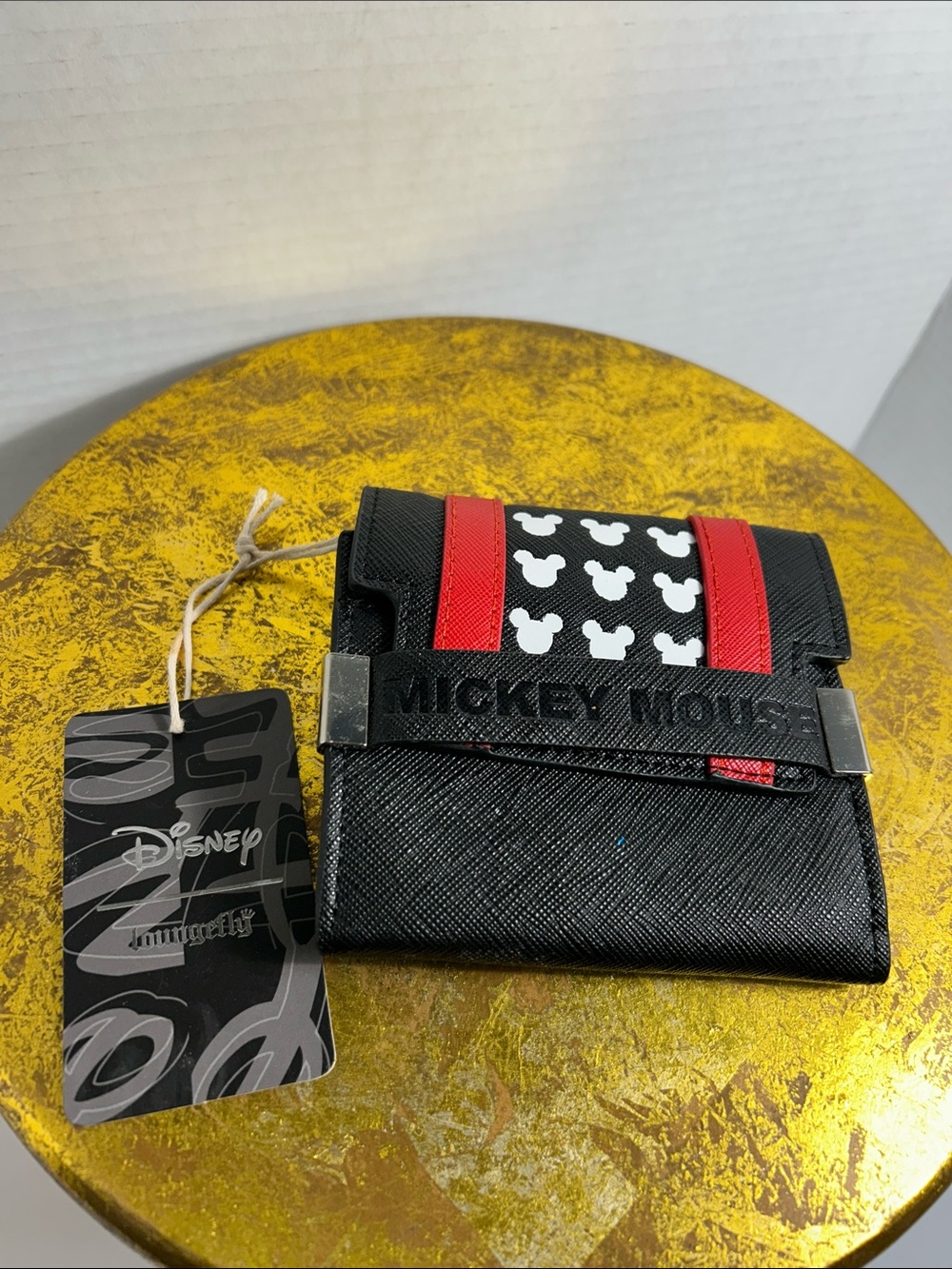 Disney Black and Red Mickey Mouse Mini Wallet